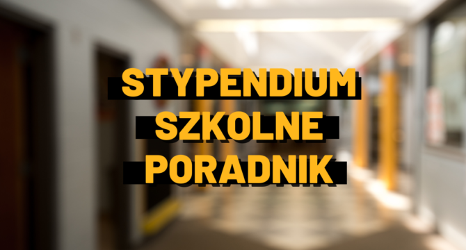 stypendium szkolne poradnik